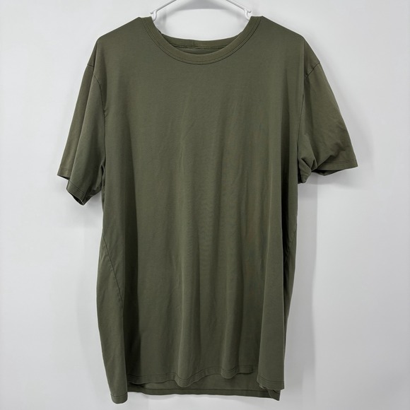lululemon athletica Other - Lululemon All Yours Short Sleeve T-shirt Mens Size Large Green Athletic READ!